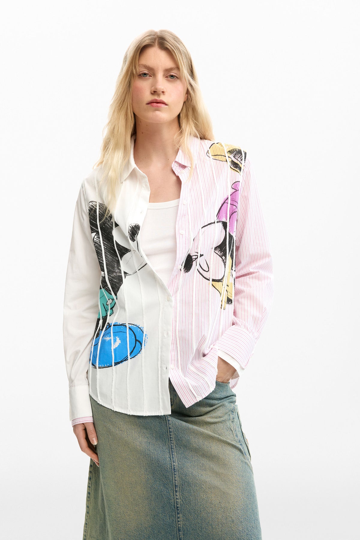 Camisa Desigual Lovit Disney Mujer 26SWCW191000