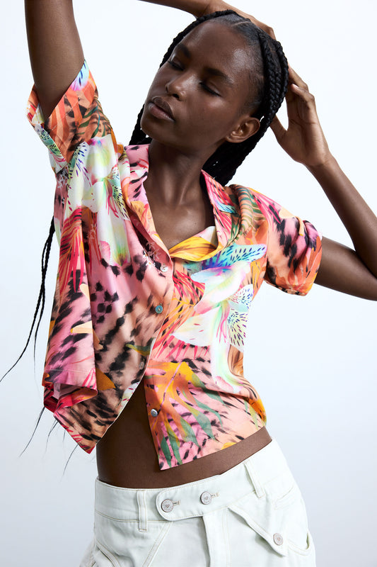 Camisa Desigual Swim-Nasau Mujer 26SWCW343049