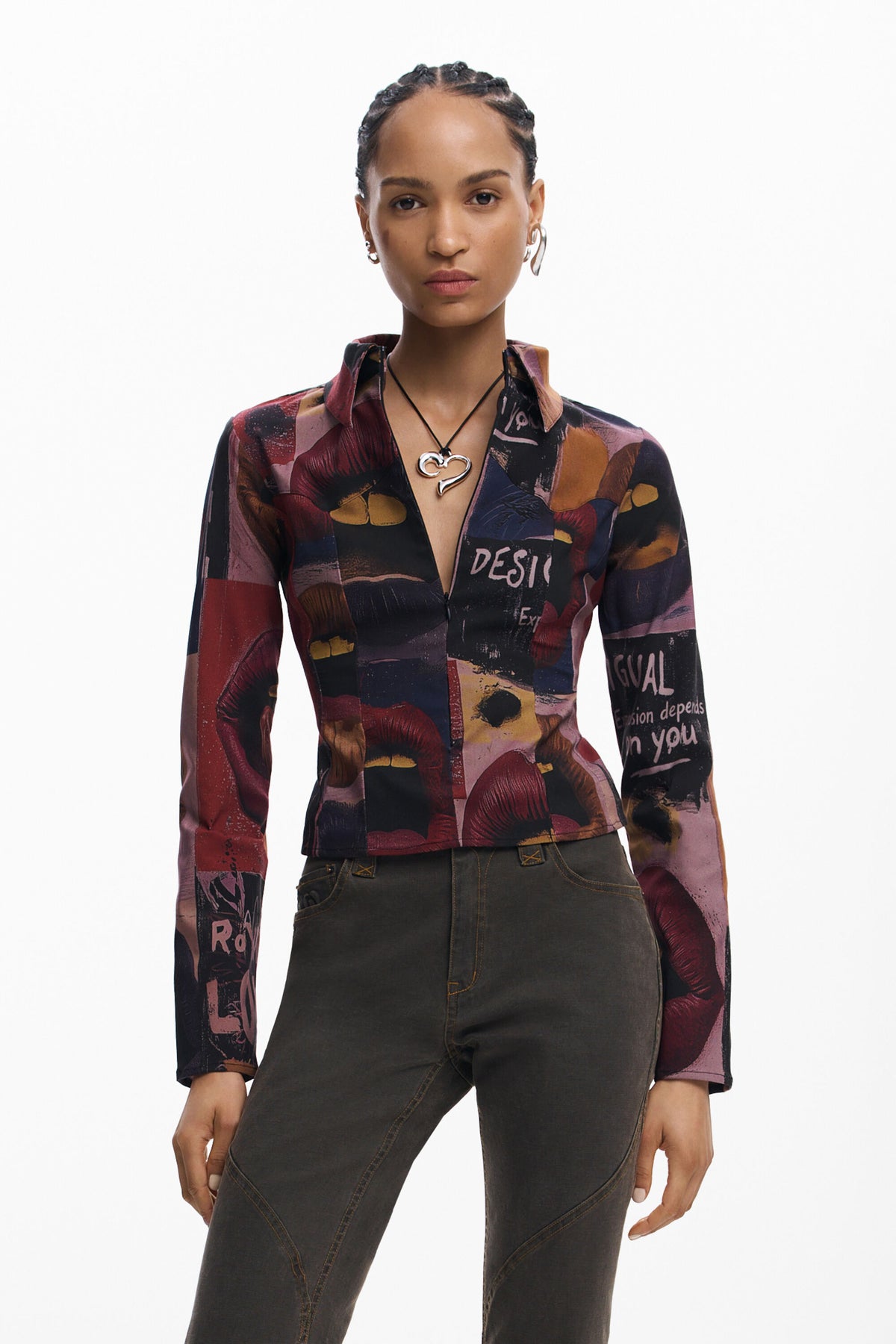 Camisa Desigual Beso Mujer 26SWCWX62044