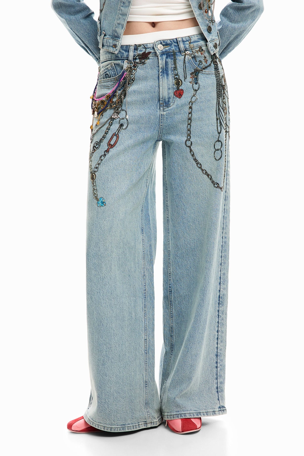 Jean Desigual Paint Mujer 26SWDD025053