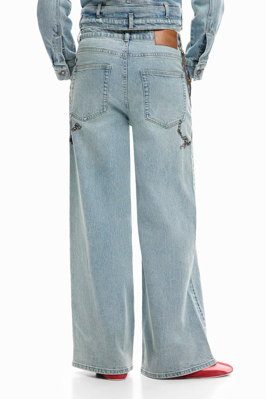 Jean Desigual Paint Mujer 26SWDD025053