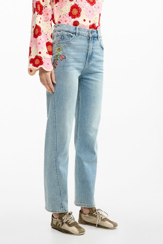 Jean Desigual Flora Mujer 26SWDD305053