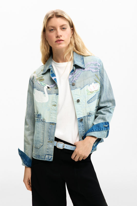 Chaqueta Desigual Cisne Mujer 26SWED145053