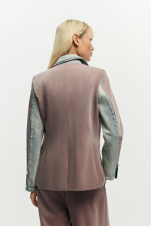 Chaqueta Desigual Blazer_Pink Mujer 26SWEWXE3025