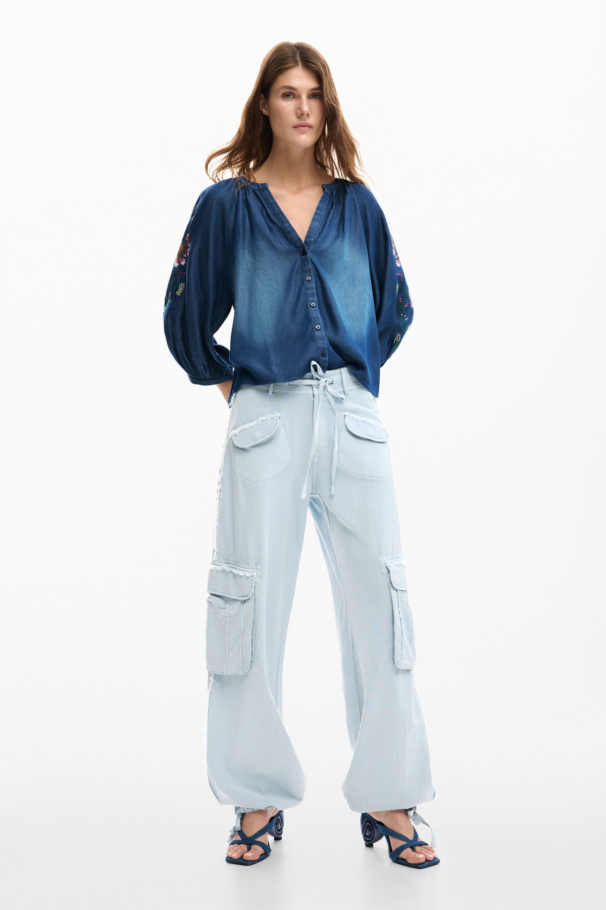 Pantalon Desigual Village Mujer 26SWPW255002