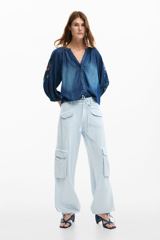 Pantalon Desigual Village Mujer 26SWPW255002