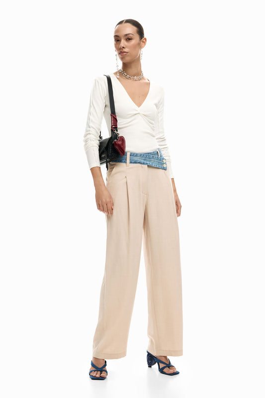 Pantalon Desigual Isis Mujer 26SWPW286008