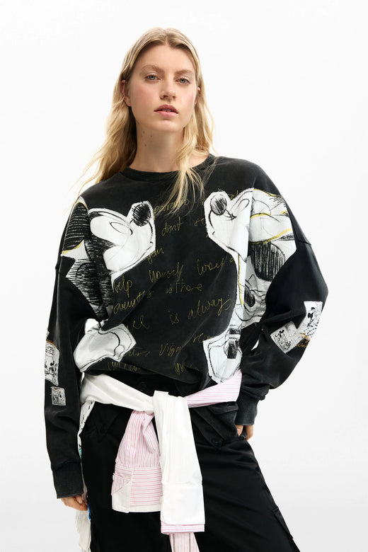 Buzo Desigual Kiss_Mickey Mujer 26SWSK082014