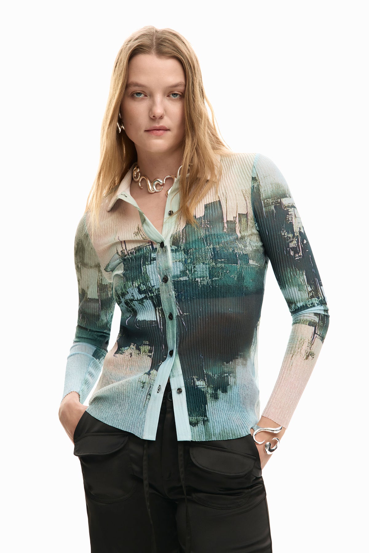 Camiseta Desigual Roterdam Mujer 26SWTK232052