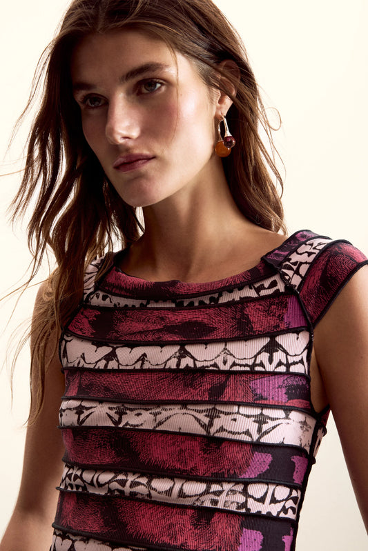 Camiseta Desigual Animal_Lacroix Mujer 26SWTK253062