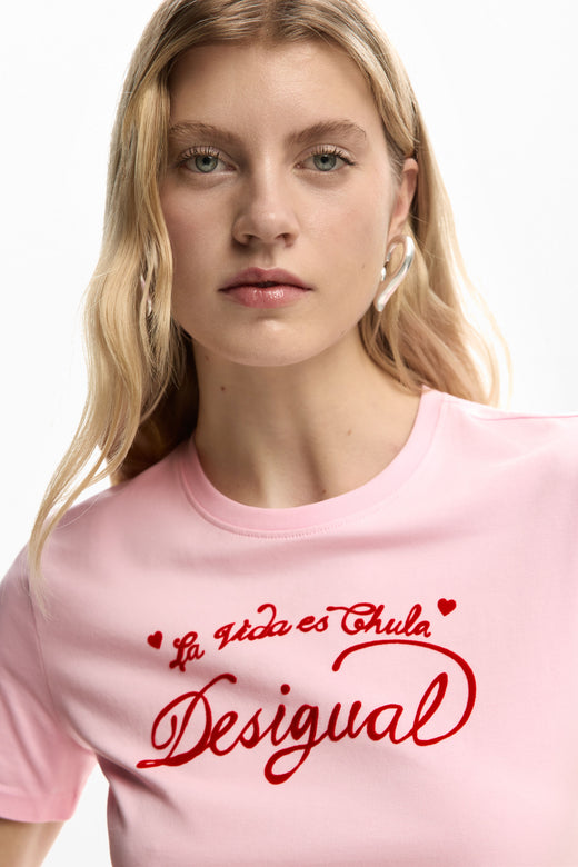 Camiseta Desigual Vidachula Mujer 26SWTKXB3049