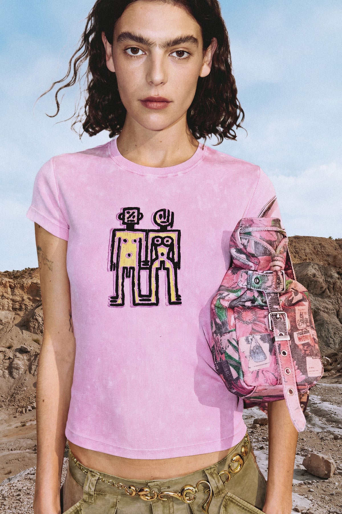 Camiseta Desigual Amor Mujer 26SWTKXF3002