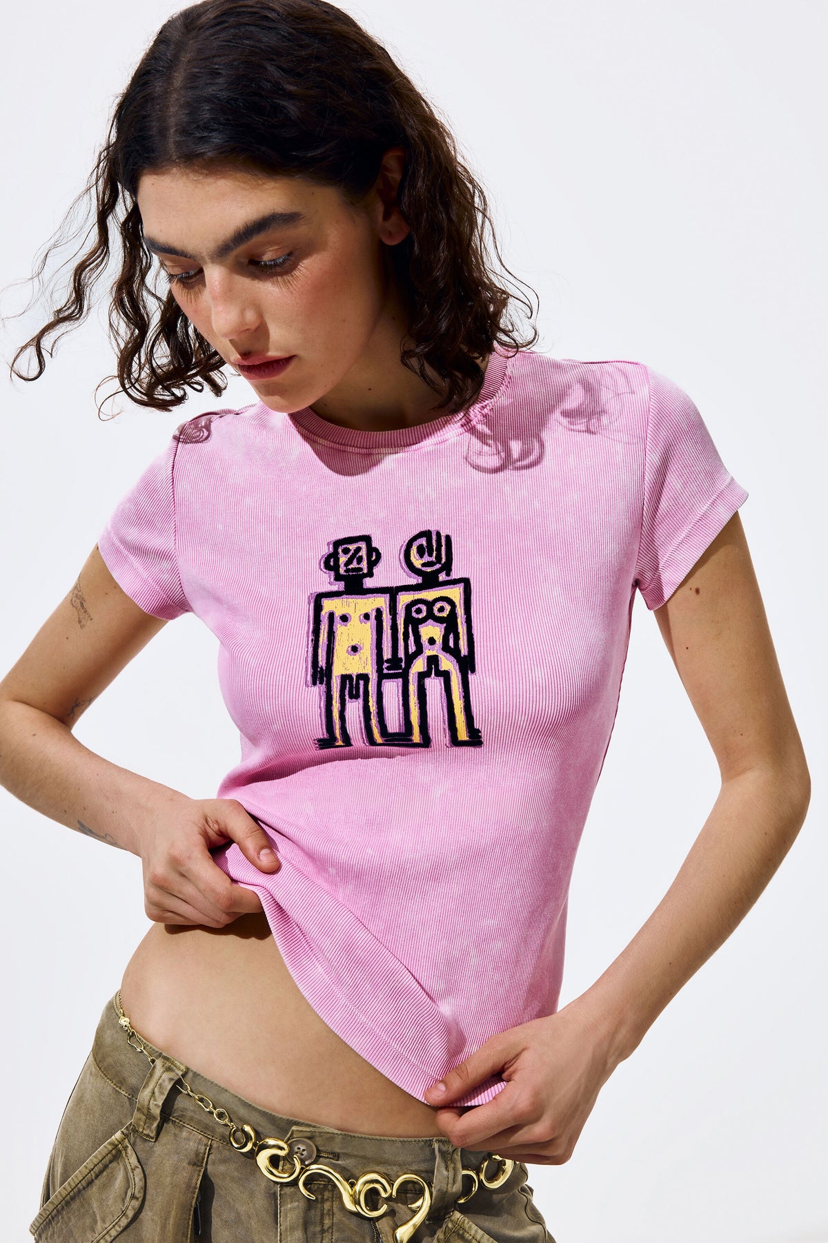 Camiseta Desigual Amor Mujer 26SWTKXF3002