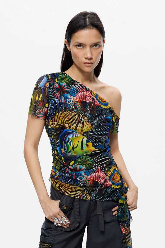Camiseta Desigual Gupy_Lacroix Mujer 26SWTKXY2000