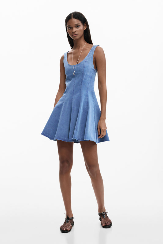 Vestido Desigual Skater_Pink Mujer 26SWVW495057