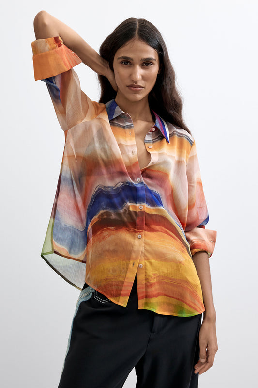 Blusa Desigual Camsterdam Mujer 26WWBW069019