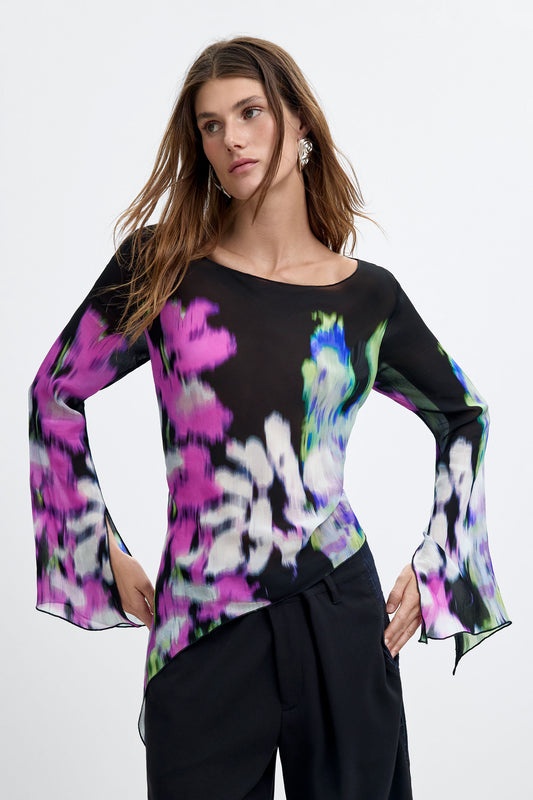 Blusa Desigual Lullaby_Lacroix Mujer 26WWBW072000