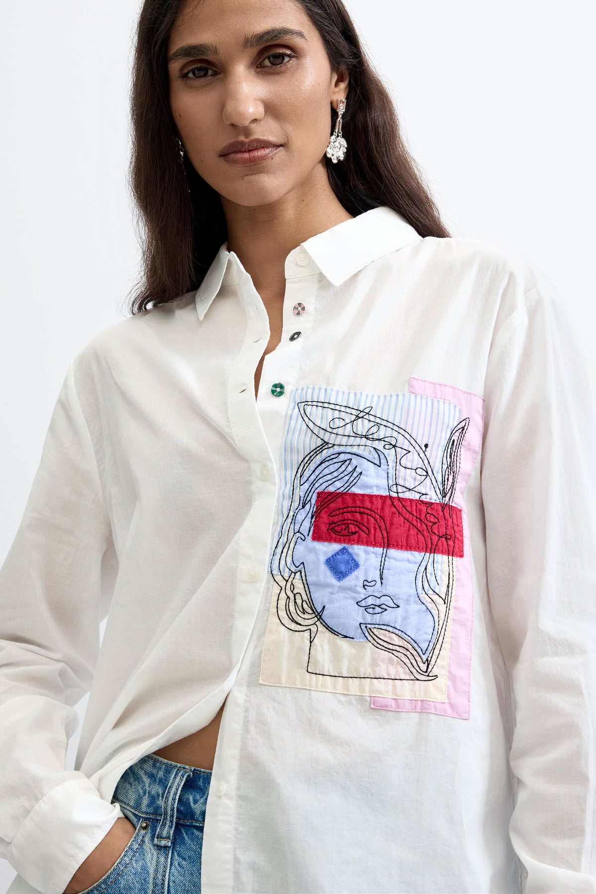 Camisa Desigual Rin Mujer 26WWCW111000