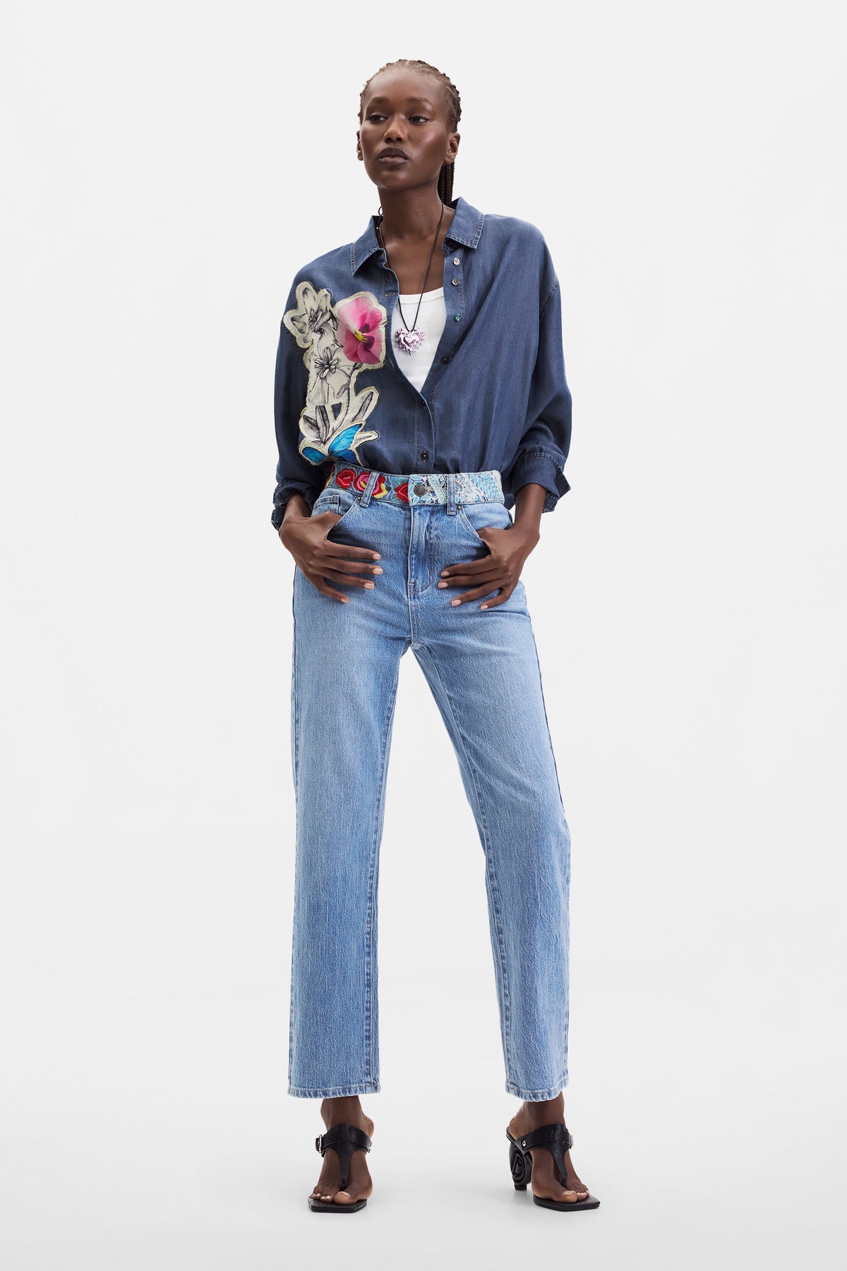 Jean Desigual Woodst Mujer 26WWDD065053