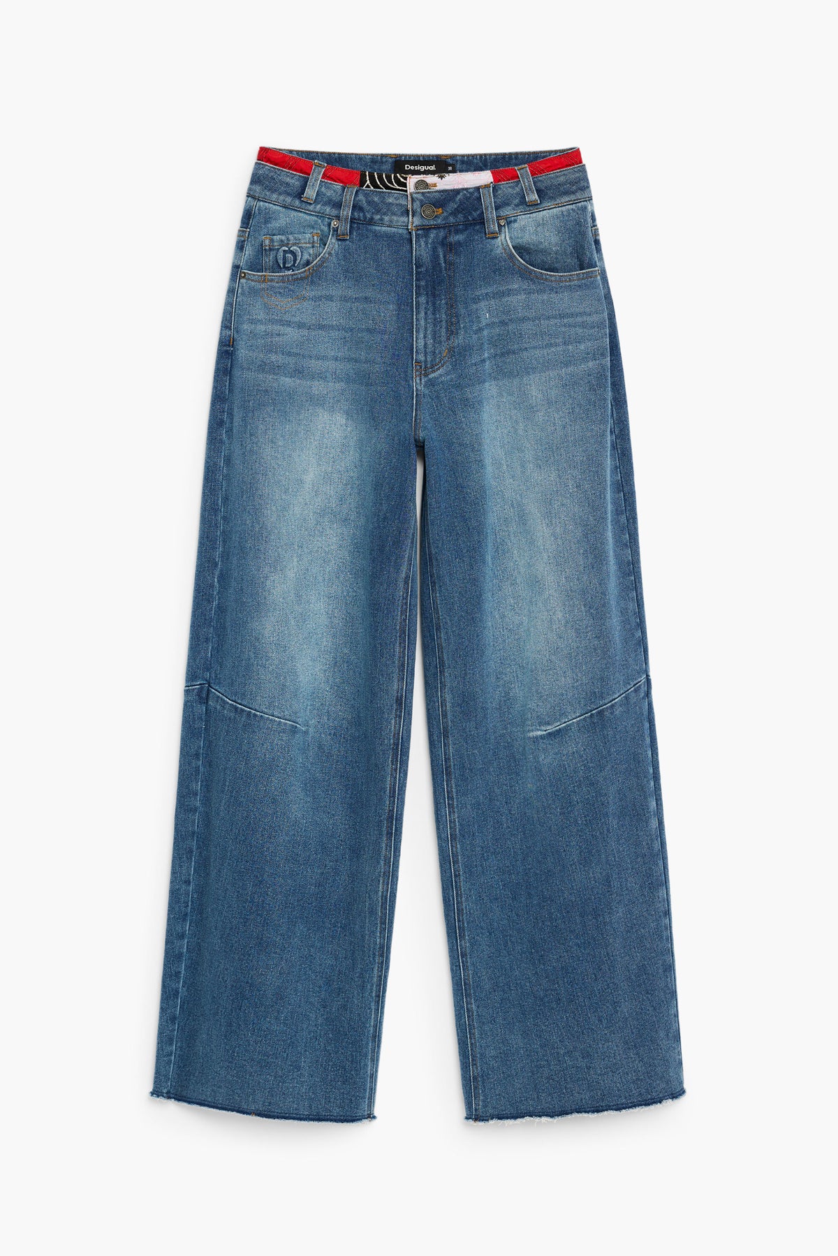 Jean Desigual Belt Mujer 26WWDD125008