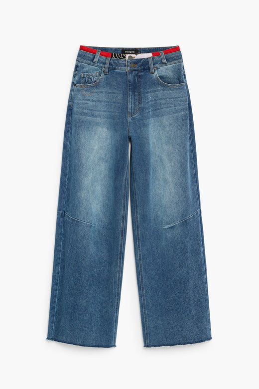Jean Desigual Belt Mujer 26WWDD125008