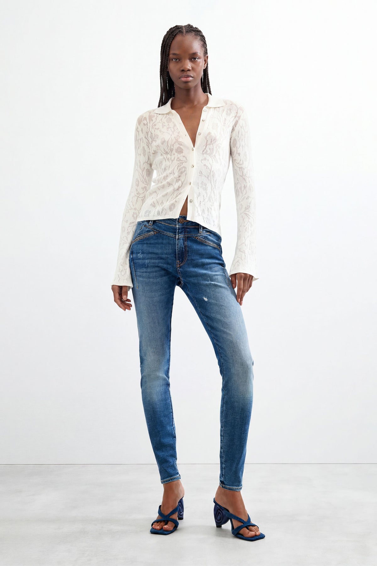 Jean Desigual Skinny Mujer 26WWDD205053