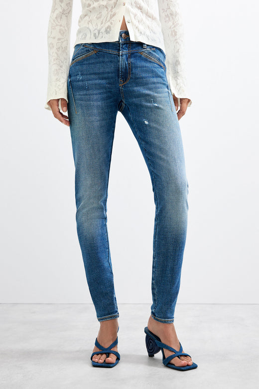 Jean Desigual Skinny Mujer 26WWDD205053
