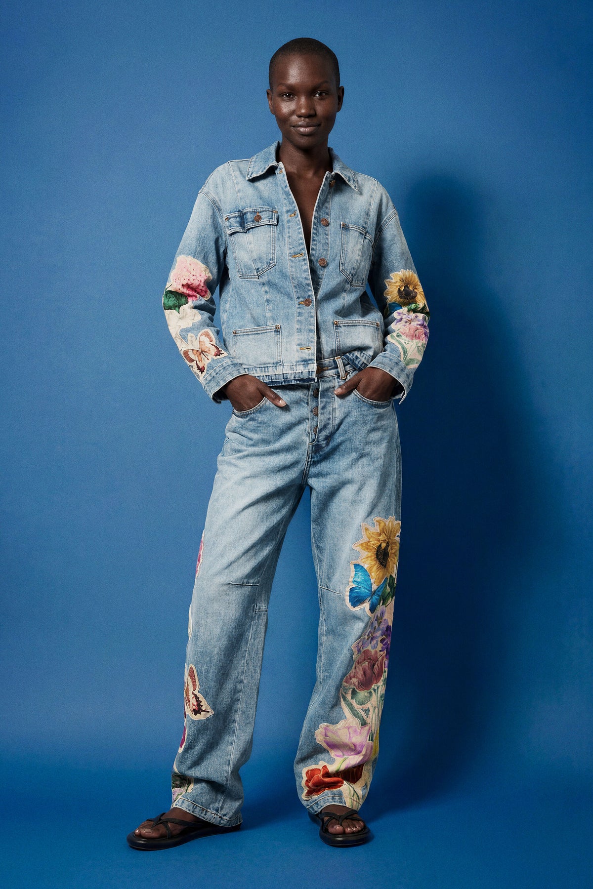 Jean Desigual Bucket Mujer 26WWDD225053