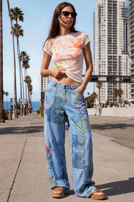 Jean Desigual Reprise_Denim Mujer 26WWDDX45007