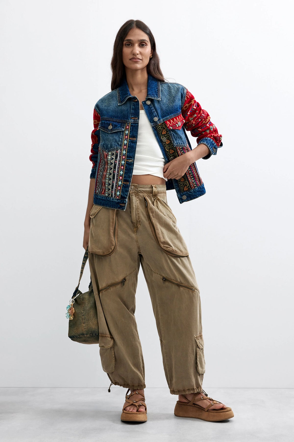 Chaqueta Desigual Etnica Mujer 26WWED055008