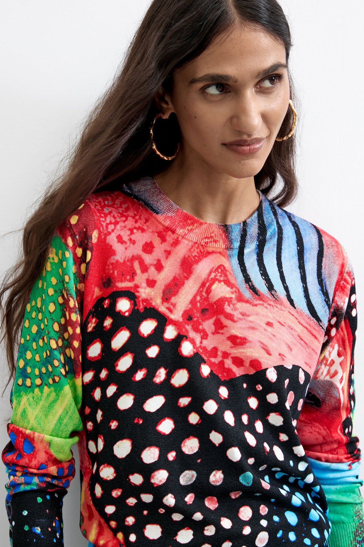 Buzo Desigual Eyes Mujer 26WWJF312000