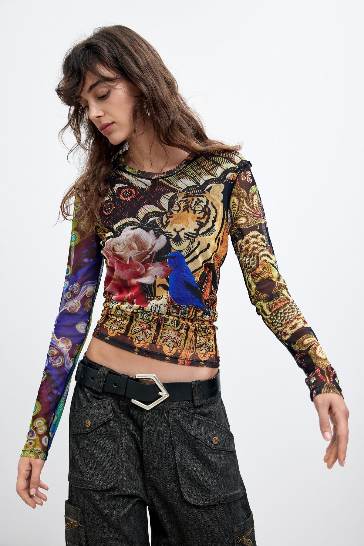 Camiseta Desigual Lion_Lacroix Mujer 26WWTK069019