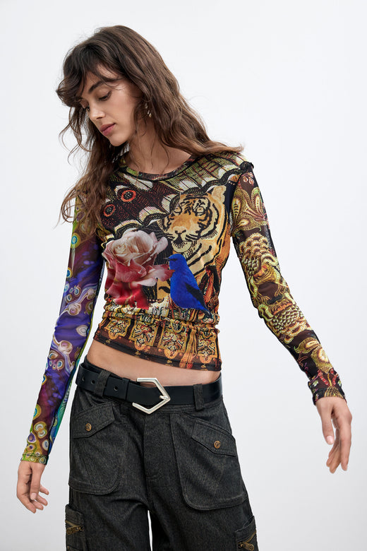 Camiseta Desigual Lion_Lacroix Mujer 26WWTK069019
