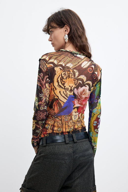 Camiseta Desigual Lion_Lacroix Mujer 26WWTK069019
