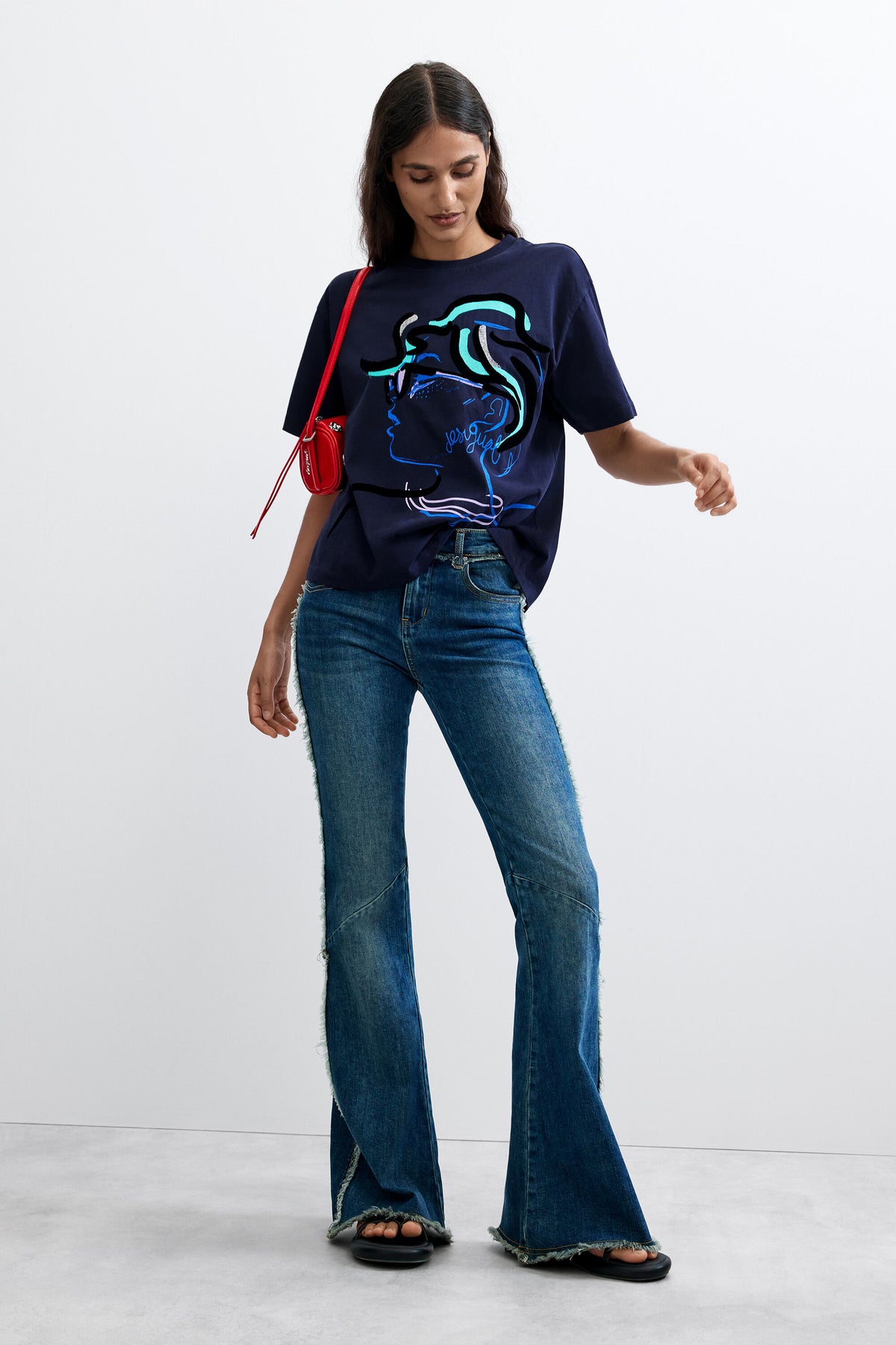 Camiseta Desigual Face Mujer 26WWTK355011