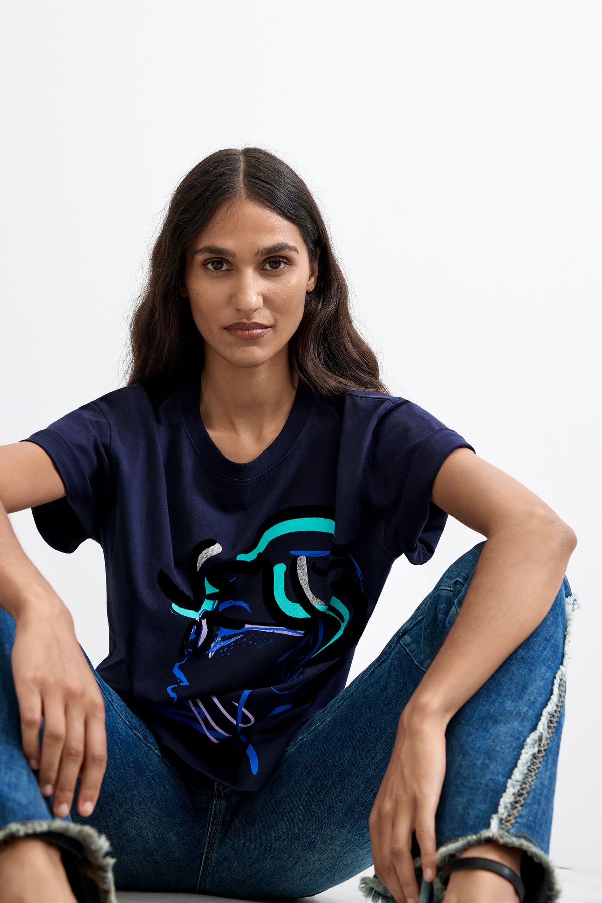 Camiseta Desigual Face Mujer 26WWTK355011
