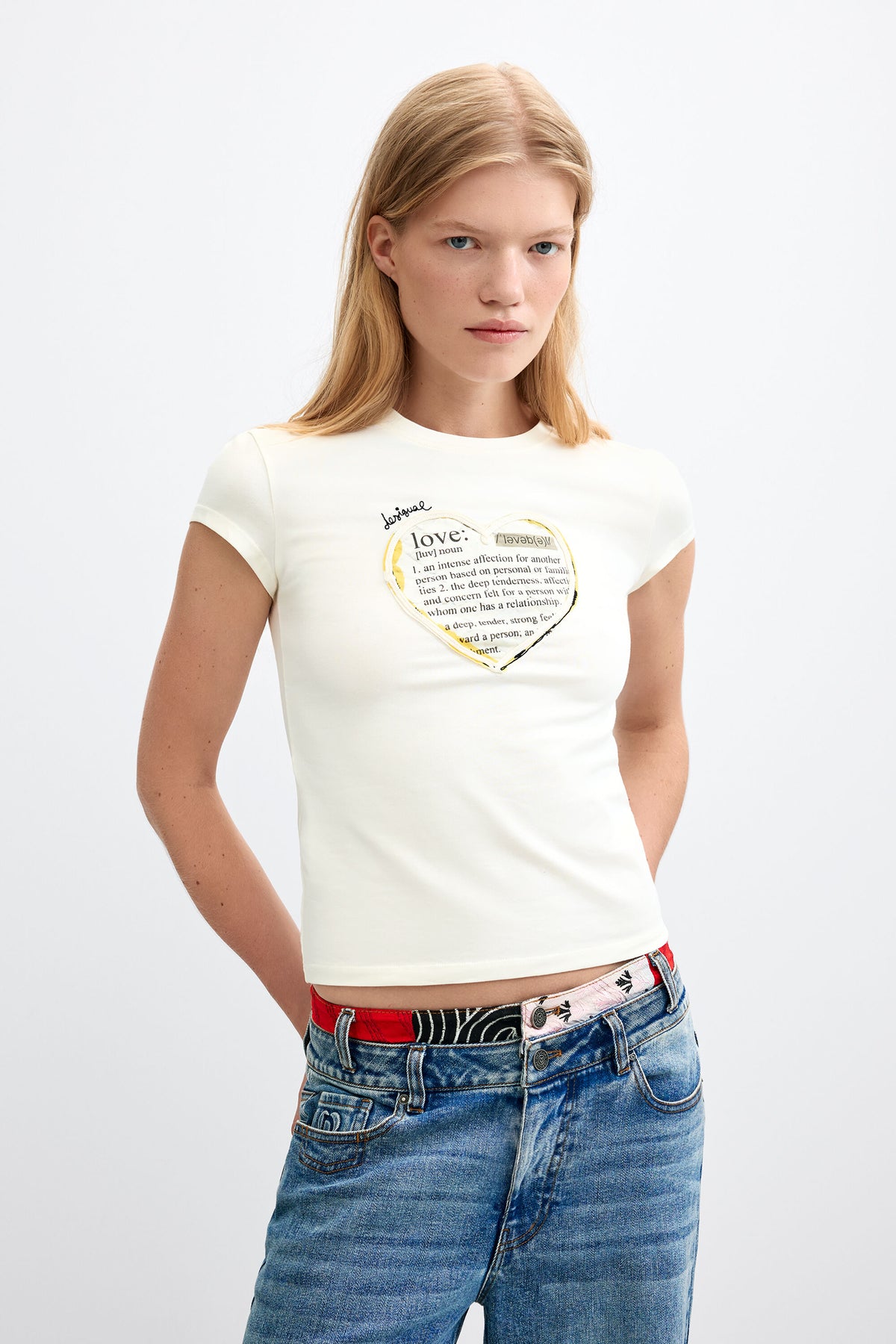 Camiseta Desigual Love Mujer 26WWTK441000