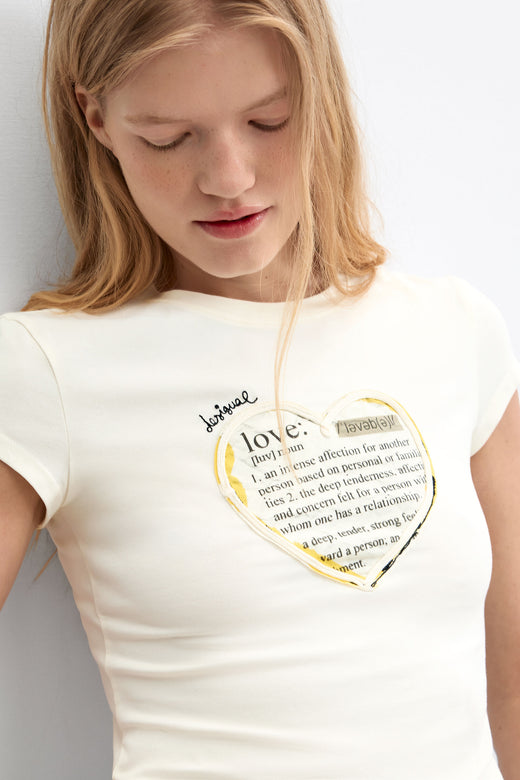 Camiseta Desigual Love Mujer 26WWTK441000