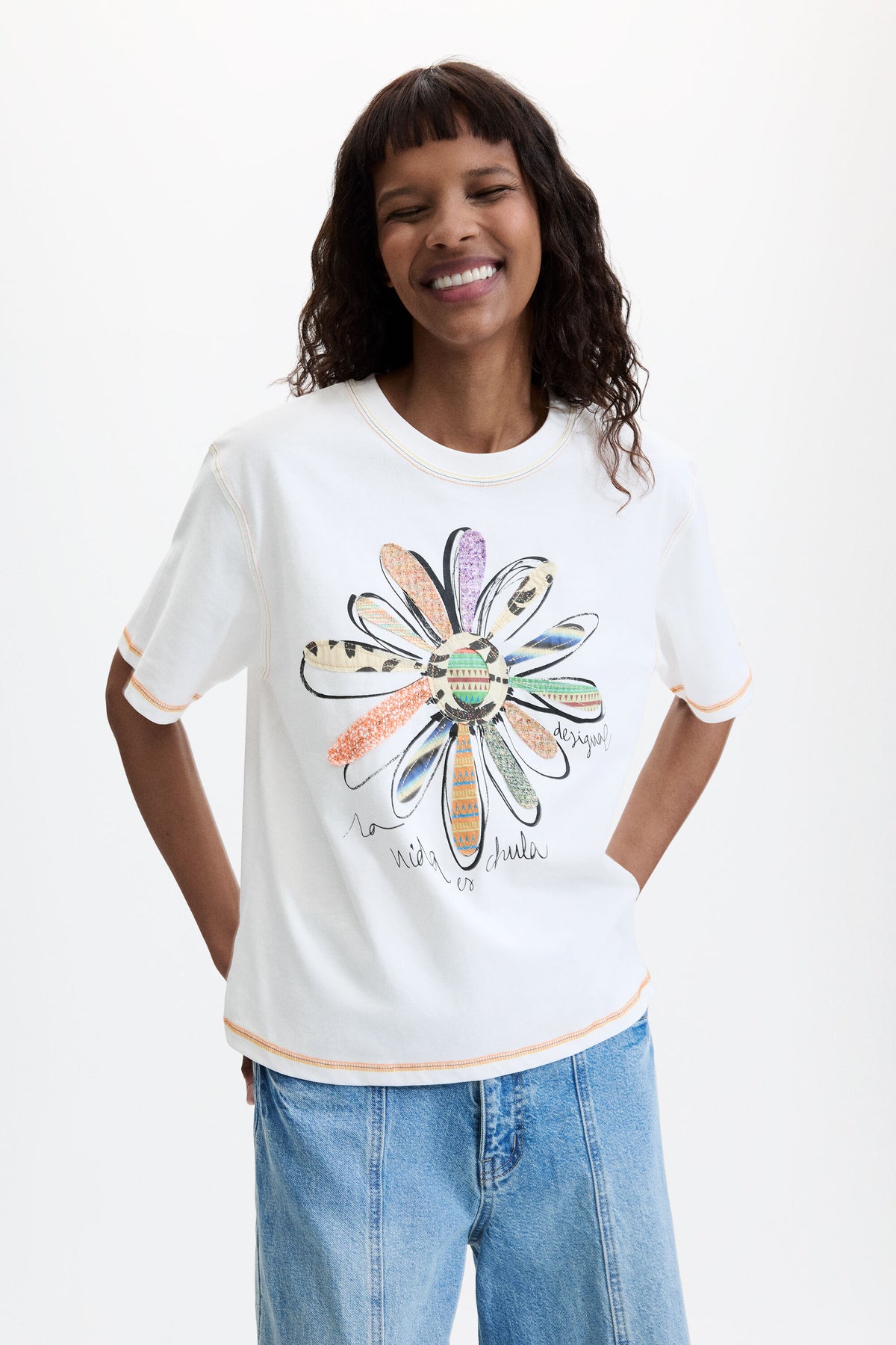 Camiseta Desigual Osaka Mujer 26WWTK481000