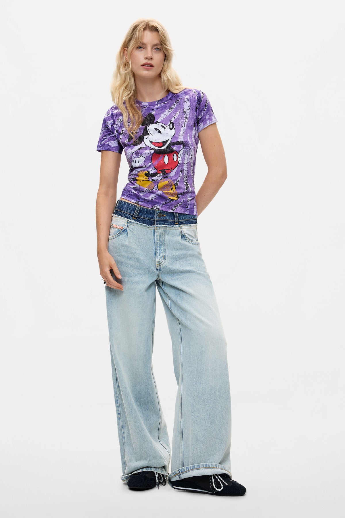 Camiseta Desigual Jude_Mickey Mujer 26WWTK583118