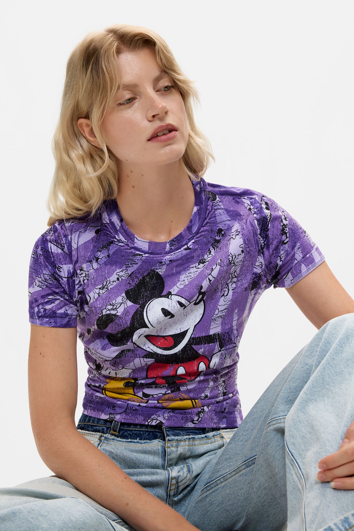 Camiseta Desigual Jude_Mickey Mujer 26WWTK583118