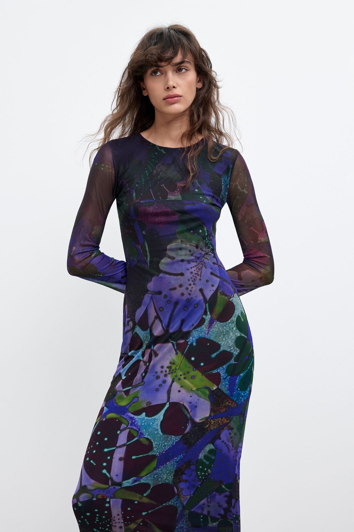 Vestido Desigual Leafs_Lacroi Mujer 26WWVK015025
