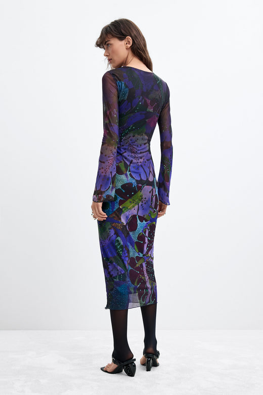 Vestido Desigual Leafs_Lacroi Mujer 26WWVK015025