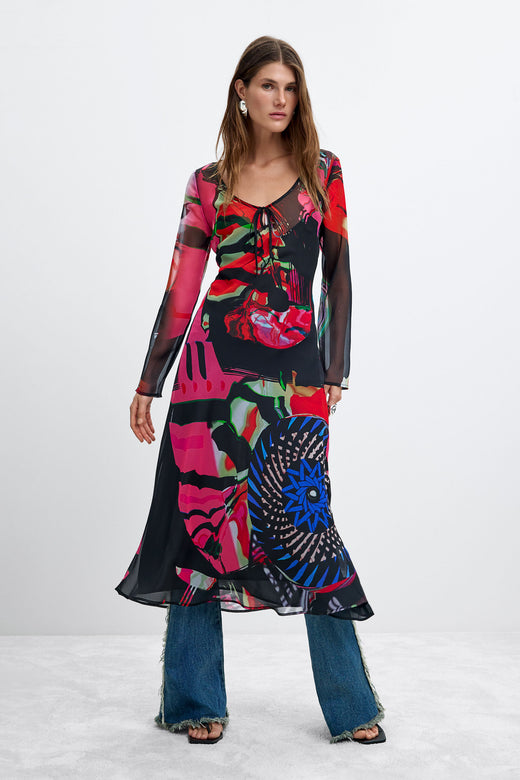 Vestido Desigual Galaxia Ml_Lacroix Mujer 26WWVW282000