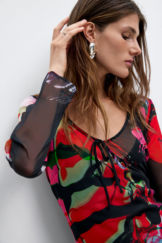 Vestido Desigual Galaxia Ml_Lacroix Mujer 26WWVW282000