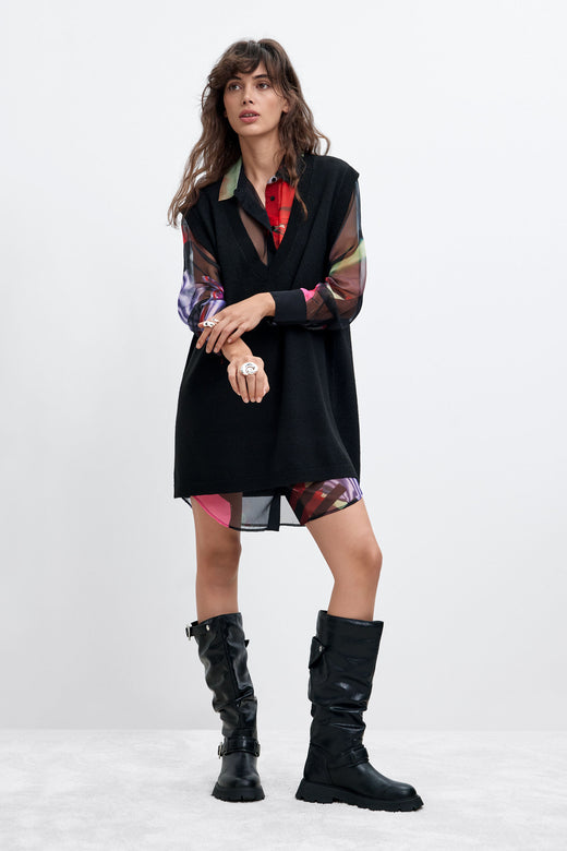 Vestido Desigual Mamen_Lacroix Mujer 26WWVW432000