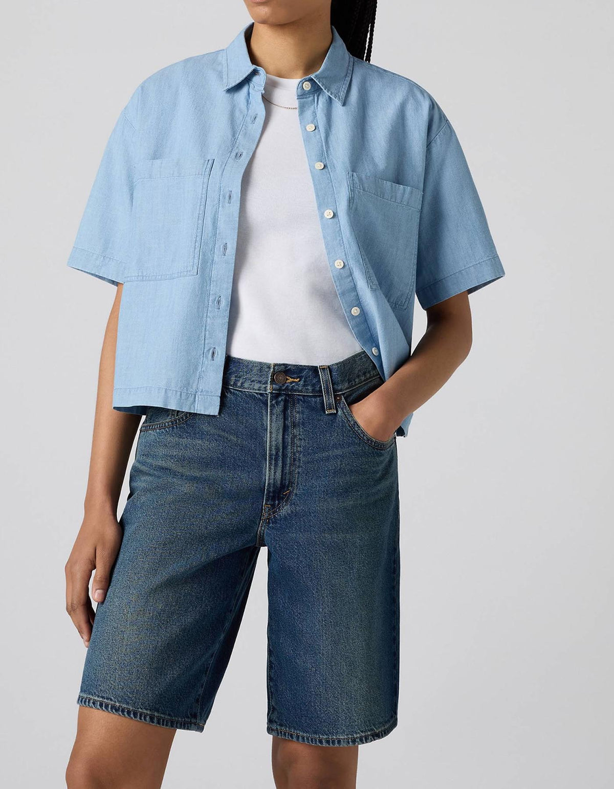 Camisa Manga Corta Levis Mujer 236121