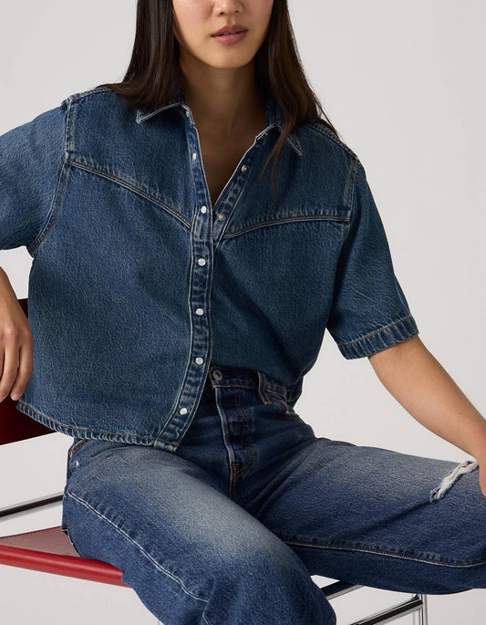 Camisa Manga Corta Levis Mujer 236125