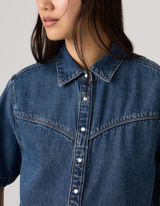 Camisa Manga Corta Levis Mujer 236125