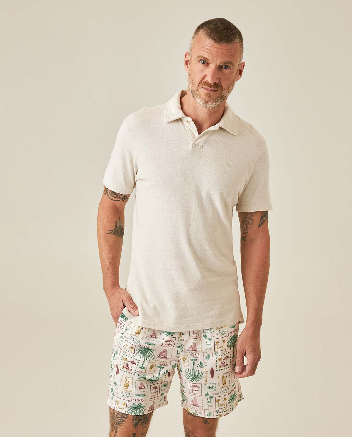 Camiseta Tipo Polo Chevignon Hombre 601H020-110606